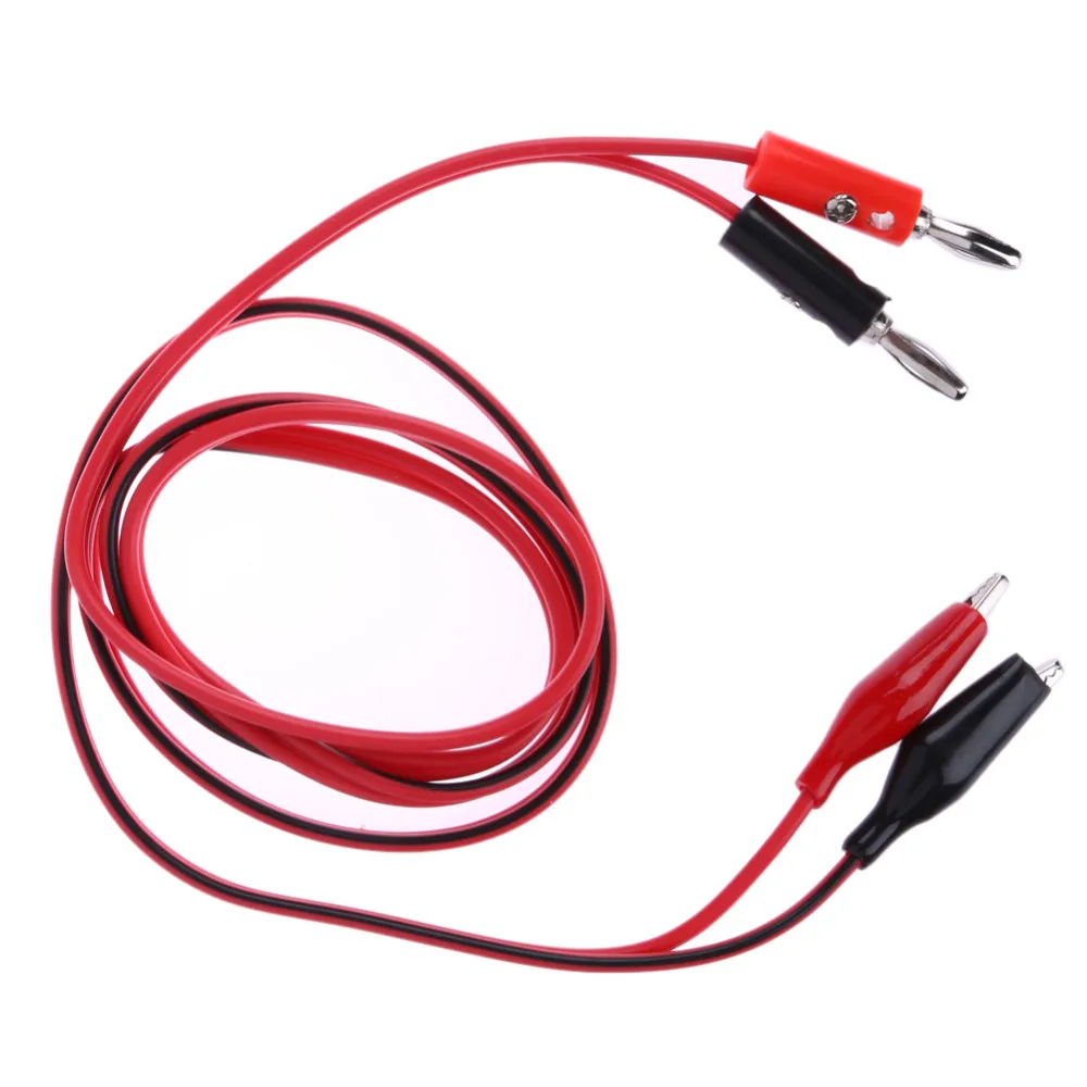 1 пара испытательный шнур типа крокодил свинцовый зажим электрический для вилки