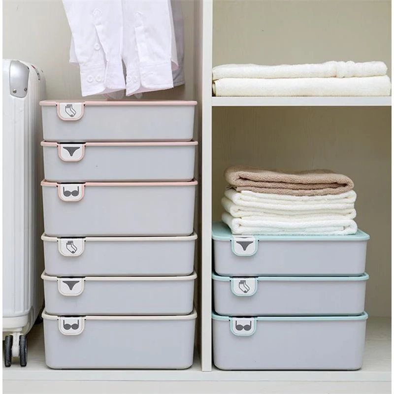 1 шт. органайзер для хранения нижнего белья бюстгальтеров шарфов носков|Коробки и