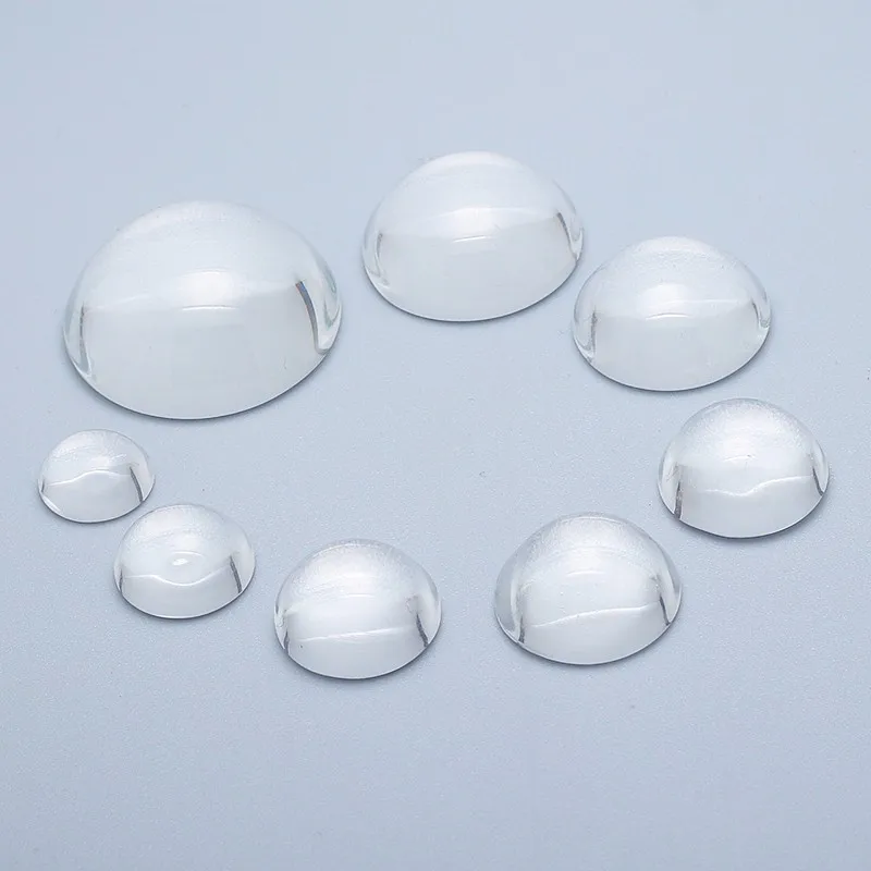 25 мм круглый стеклянный кабошон прозрачный купол Камея Кабошоны для изготовления ювелирных изделий 20шт 7686