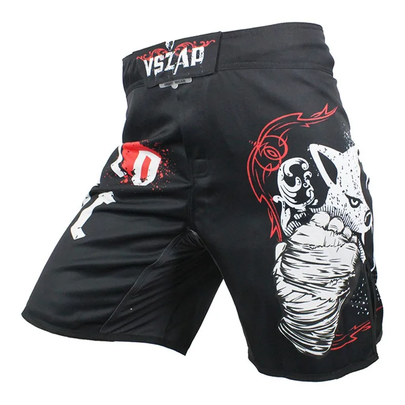 VSZAP мужские Муай Тай шорты pantalonetas ММА Боксерские BJJ шорты pantalon boxeo свободные Бои Шорты для фитнеса