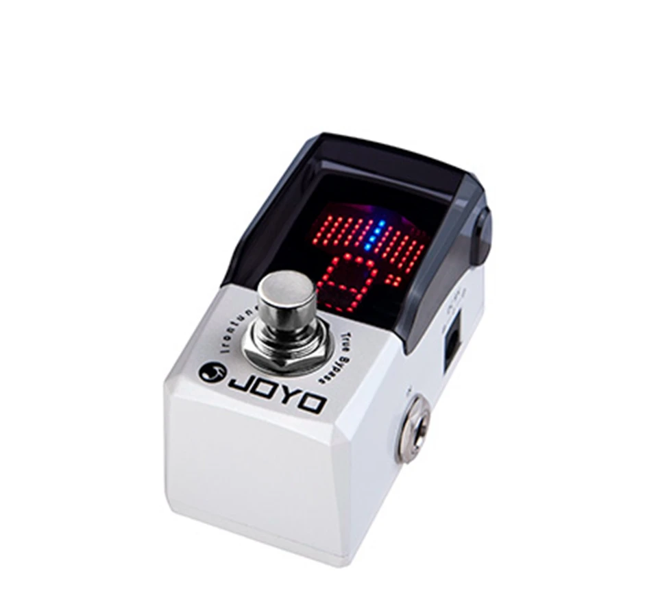 JOYO Irontune педаль тюнер электрический бас гитары эффектов с ручкой гвардии Правда