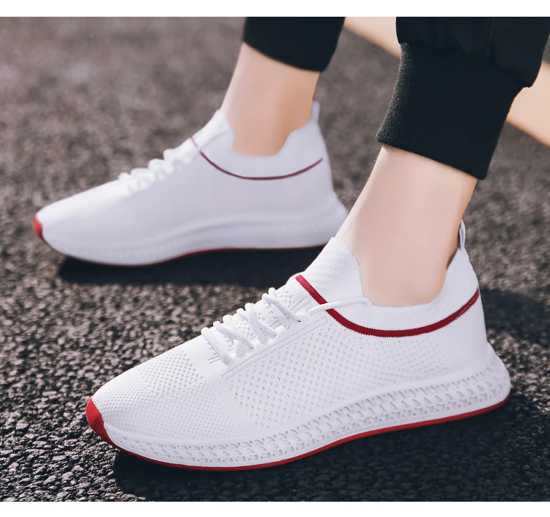 Лидер продаж; дышащая обувь; мужские повседневные белые кроссовки; Krasovki Tenis Masculino; Летние сетчатые кроссовки для мужчин; Новинка; Scarpe Uomo Ayakkabi
