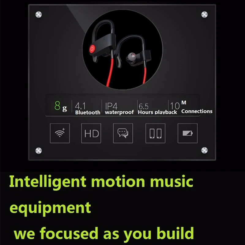 Новая беспроводная Bluetooth гарнитура M & J M333 спортивные наушники для бега