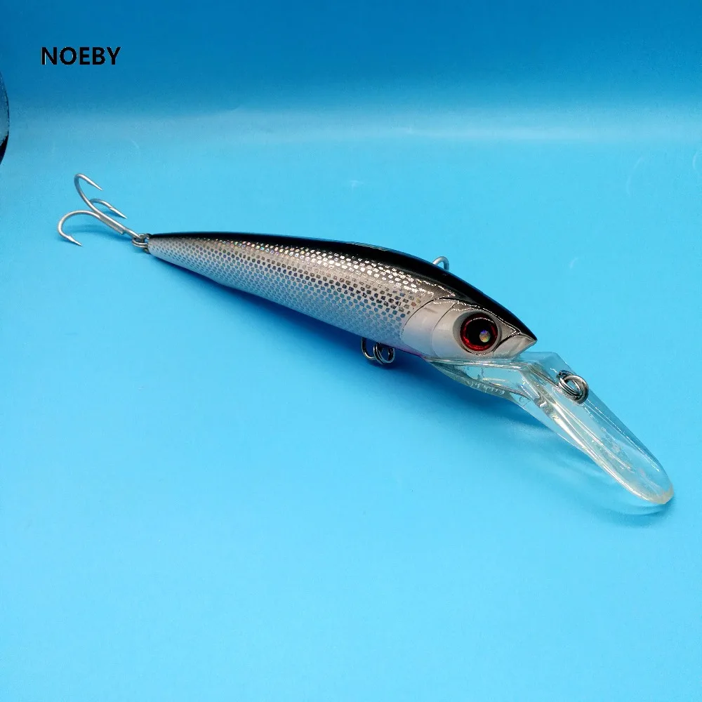 NOEBY 1 шт. 9093 большая Тонущая приманка в виде гольяна для морской рыбалки 98 г/180 мм 8