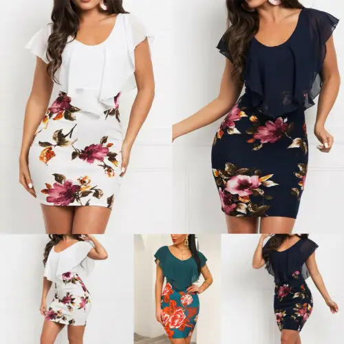 Женское пляжное шифоновое мини-платье без рукавов облегающий сарафан с