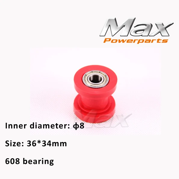 Цепной ролик для мотоцикла 8 мм Натяжной направляющее колесо 125 XR CRF 50 KLX110 Thumpstar