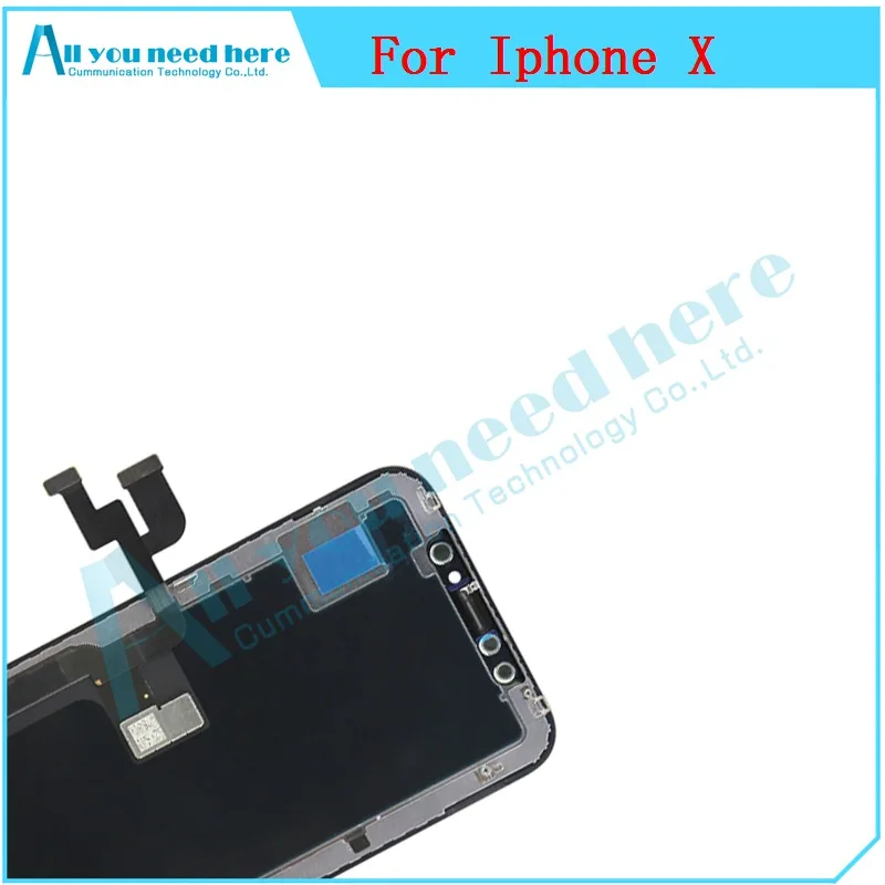 high quality Screen For Apple iphone x lcd Display Assembly With Digitizer Glass No Dead Pixel Phone Parts Black White | Мобильные