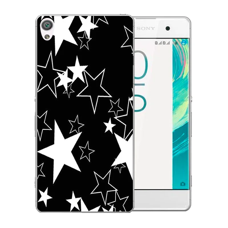 Мягкий силиконовый 5 0 дюйма для Sony Xperia XA F3111 чехол телефона с красочным рисунком
