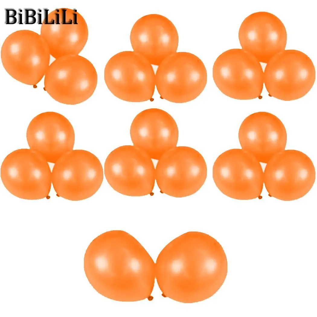 Orange 20 комплектов 10 дюймов латексные воздушные шары 11 цветов Гелий Утолщение торжества Вечерние свадебные шарики ко дню рождения украшения круглые воздушные шары - Цвет: Orange