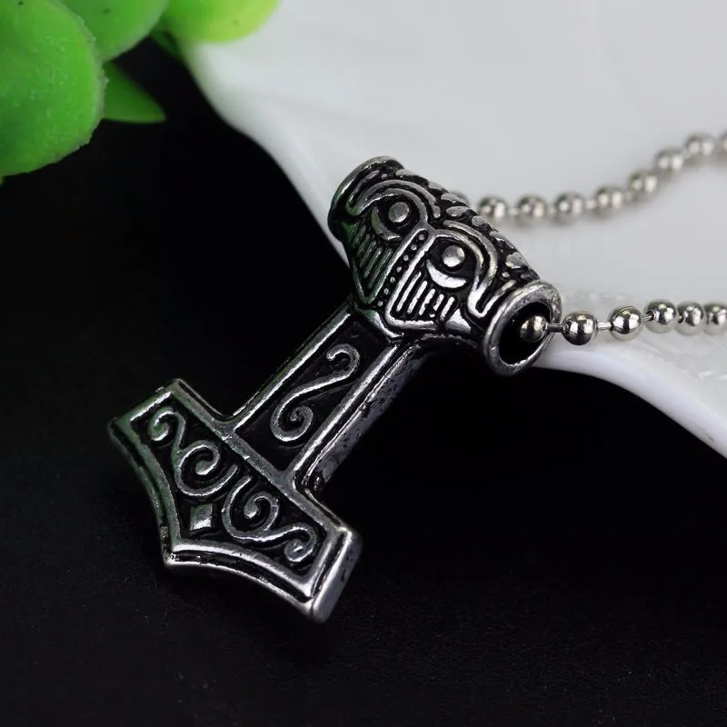 10 стилей Мститель Тор ожерелье молоток Темный мир сплав THOR'S HAMMER Magick Мужская подвеска ожерелье ювелирные изделия Прямая поставка