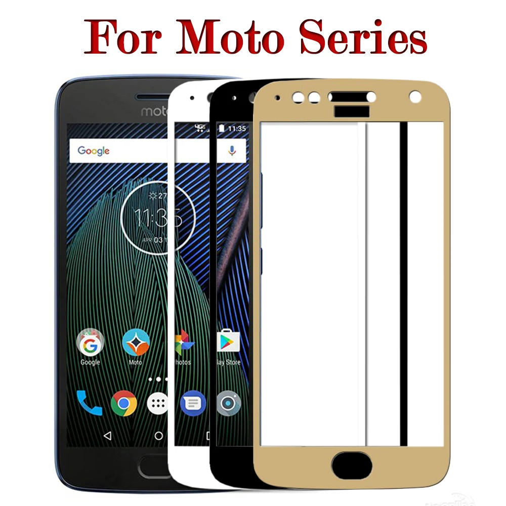 Для Moto G5s Plus Защита экрана для E4 закаленное стекло G5 s Защитная пленка полное