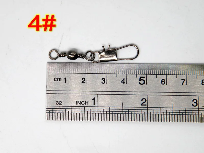 Enjort 20pcs Stainless steel swivels interlock snap fishing lure tackles winter gear accessories Connector copper swivel | Спорт и