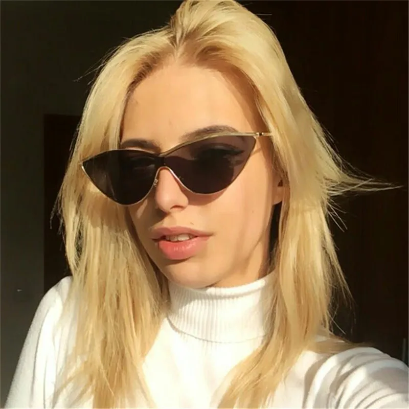 Солнцезащитные очки женские в винтажном стиле Преувеличенные модные солнечные