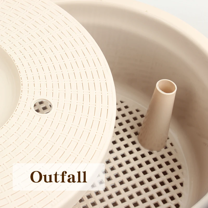 Специальный пластиковый мусорный бак для чайной церемонии с фильтром подставка