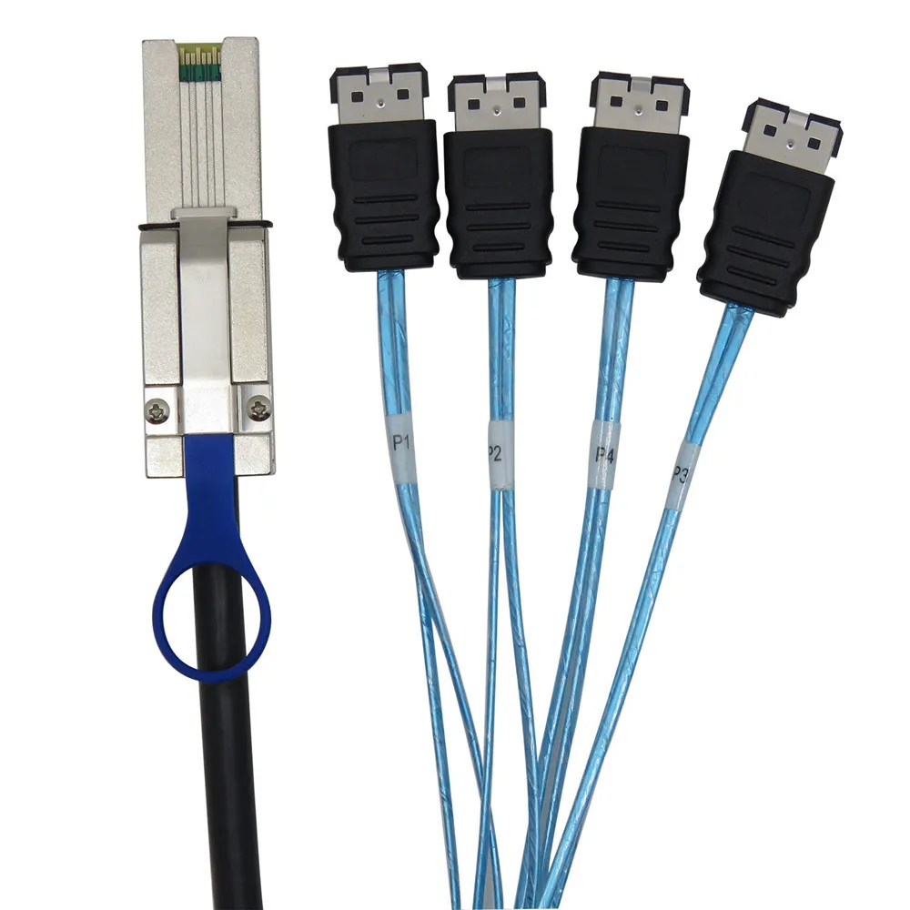 SFF 8088 4x E SATA 7Pin Mini SAS 26P кабель L = 1 0 m|cable for iphone 3g|cable dancecable base |