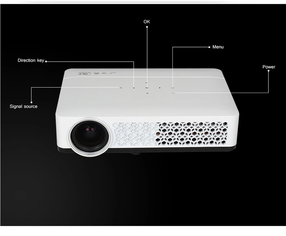Poner Saund DLP-800W DLP проектор wifi Android проектор домашний кинотеатр проектор DLP 800 Вт проектор 3D проектор Vs z4