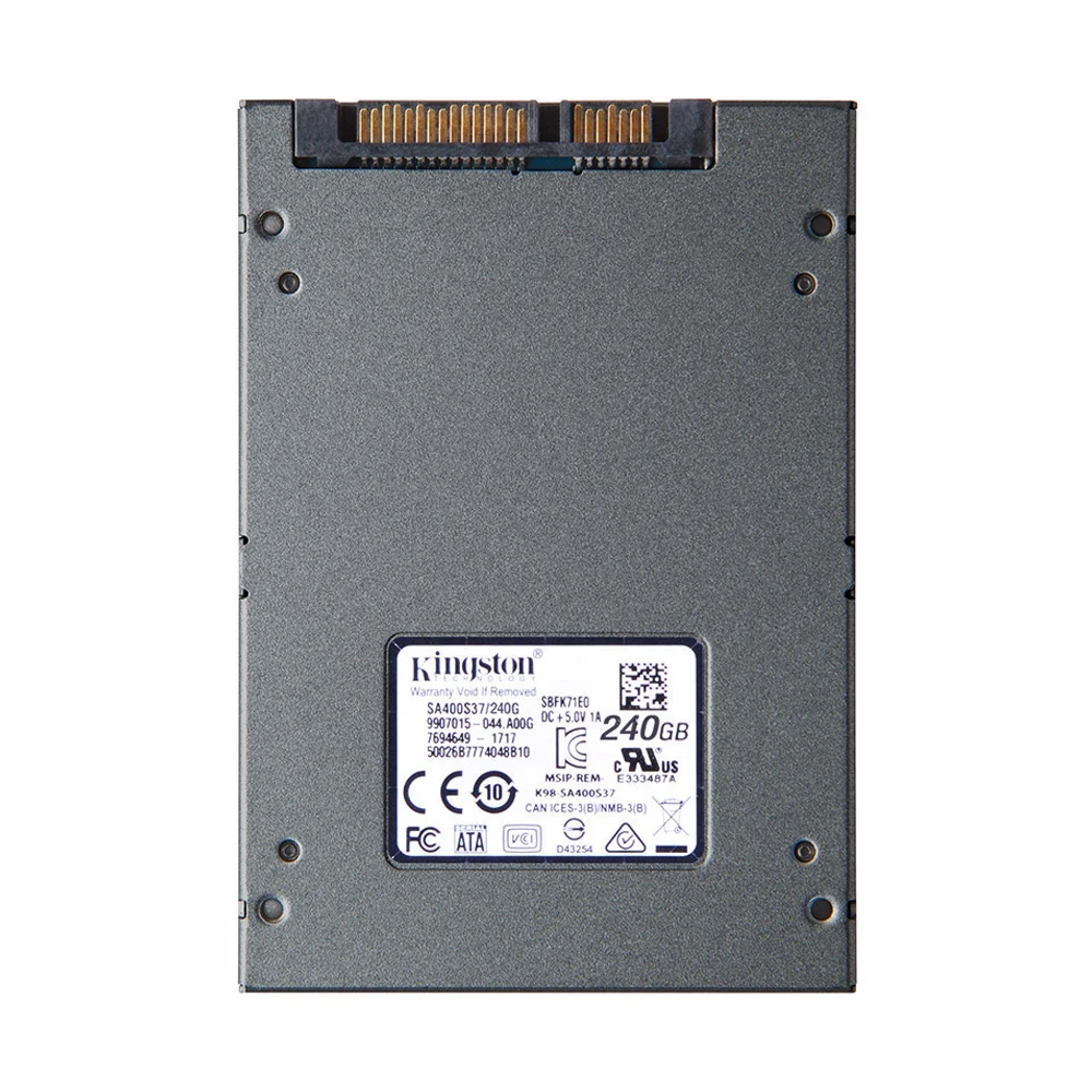 Kingston Технология A400 240 GB 2 5 '' Serial ATA III 500 МБ/с. 6 Гбит/с дискотеки duros интернос SSD