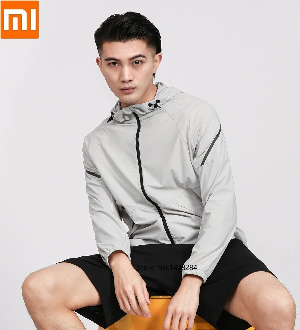 Мужская спортивная куртка Ulemark из легкой эластичной ткани светоотражающий