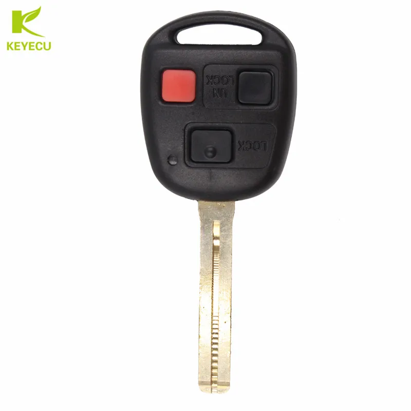 Запасной пульт дистанционного управления KEYECU для автомобиля брелок с 3 кнопками