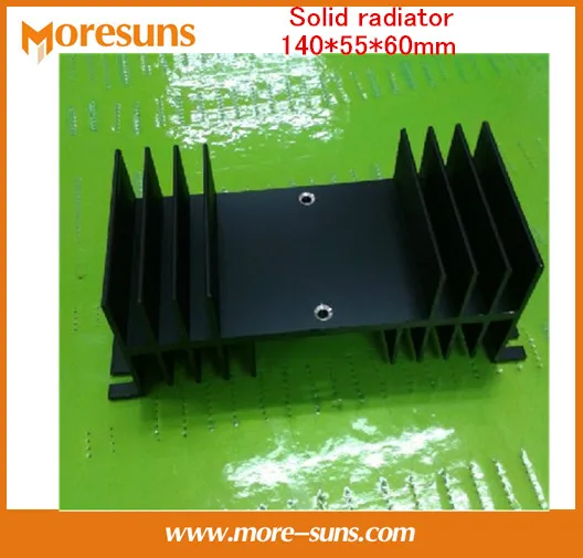 

Fast Free Ship 2pcs/lot Wholesale aluminum radiator/Solid radiator 140*55*60mm Custom heatsink