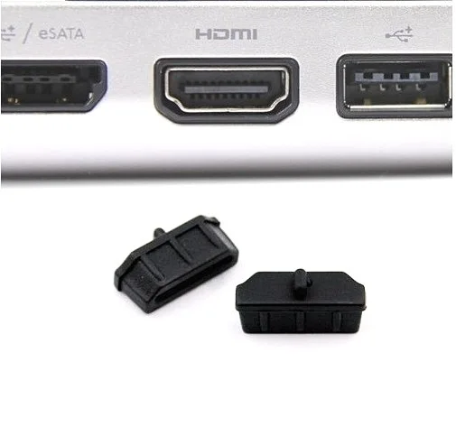 Высокое качество Новый черный HDMI разъем защита от пыли крышка для ноутбука