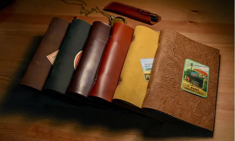 B6 размер натуральная кожа обложка журнала Ноутбук маленький зеленый Vintage Notebook подкладки наполнитель планировщик бумажные блокноты ноутбук