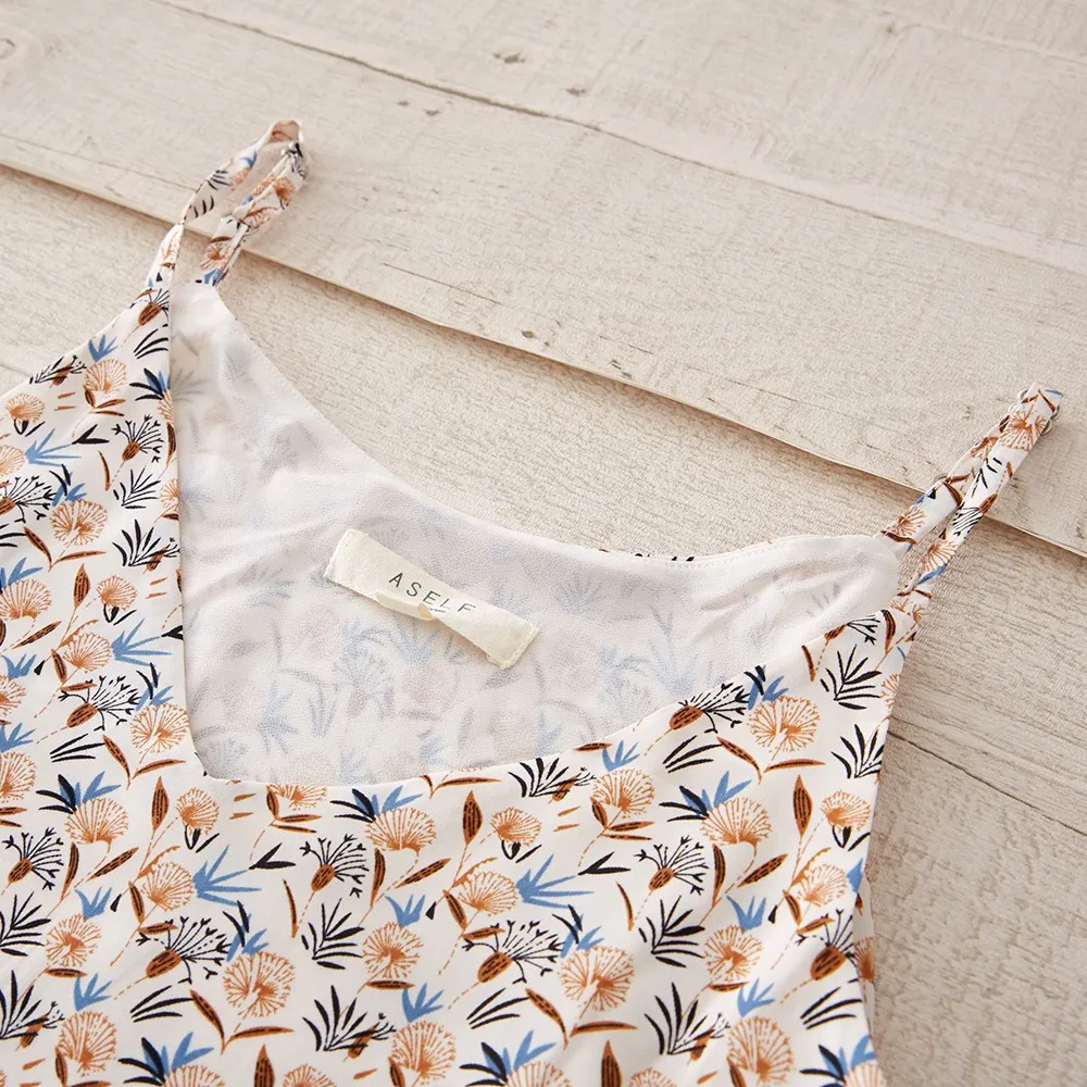 Женское шифоновое платье Metersbonwe длинное летнее с эластичной резинкой на талии