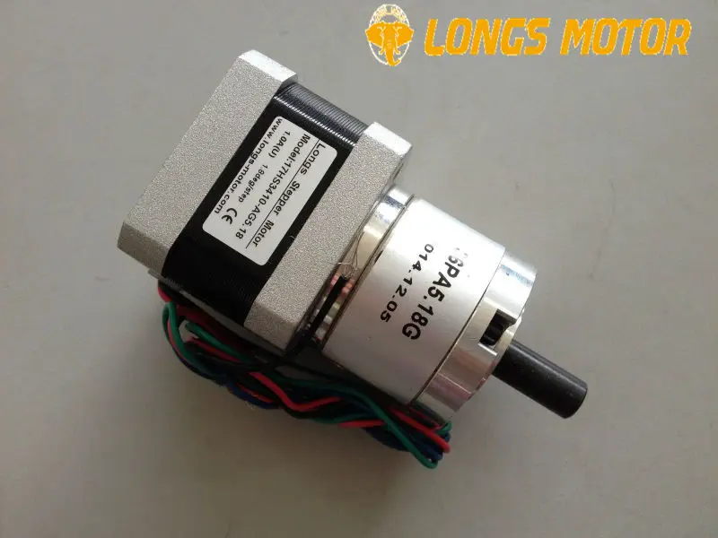 Nema 17 планетарный редуктор редукция шагового двигателя 5 18: 1 0.93N.m Мотор LONGS для