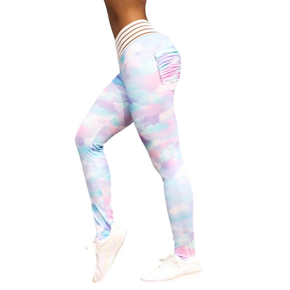 Штаны для йоги спортивные Леггинсы Vrouwen Hoge Elasticiteit Broek фитнеса бега сексуальные