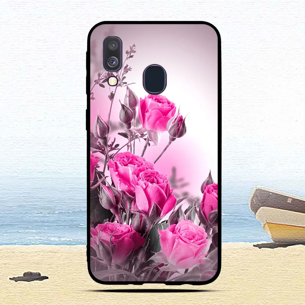 Цветной Модный Роскошный чехол для samsung Galaxy A40, Ультратонкий Мягкий ТПУ чехол, чехол для телефона, защитный чехол s fundas