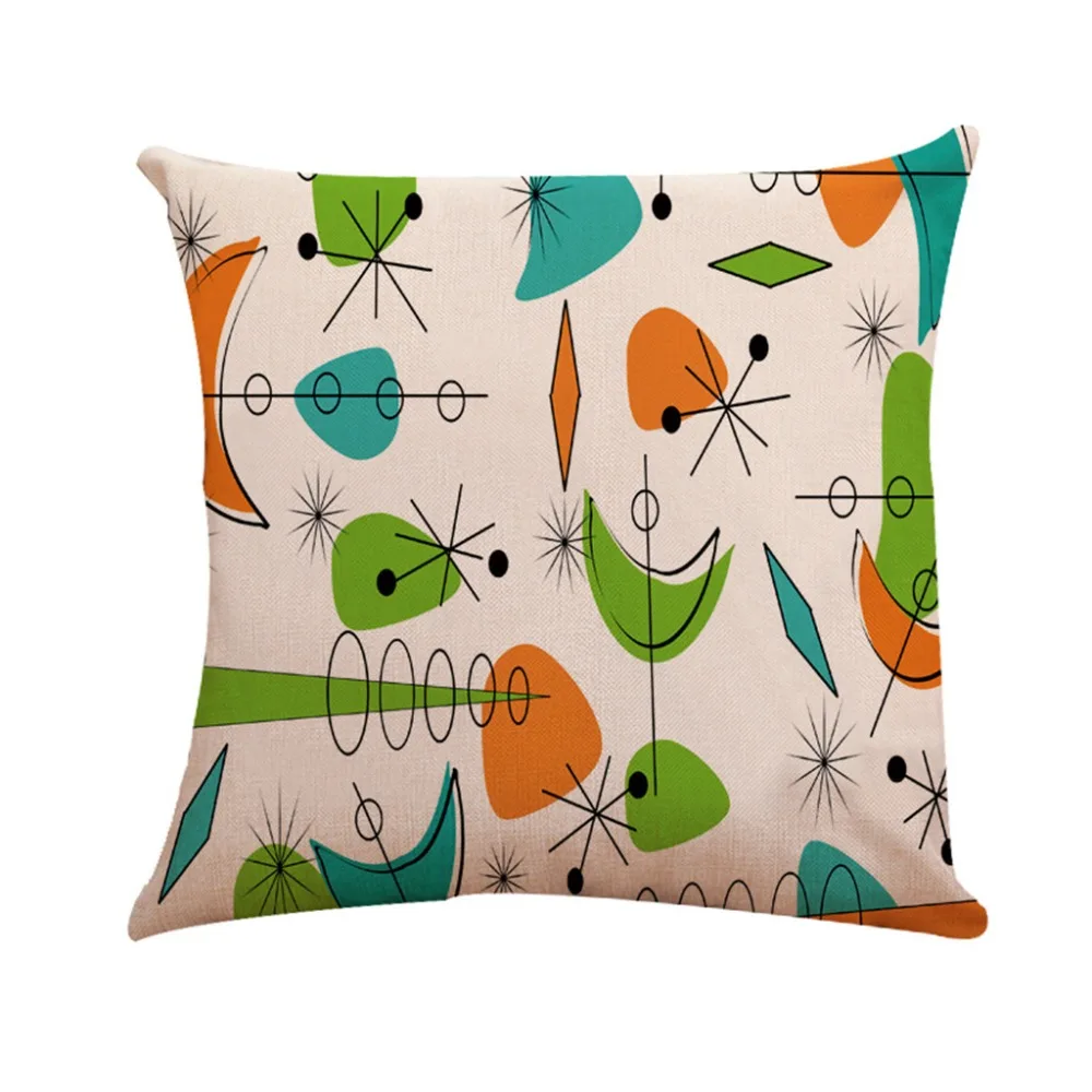 Геометрическая льняная наволочка в европейском стиле Смешанная для дивана набор