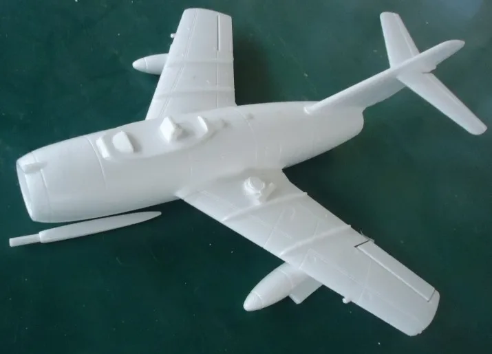 Mig15 50 мм EPO Электрический RC Jet модель игрушки белый комплект|Радиоуправляемые