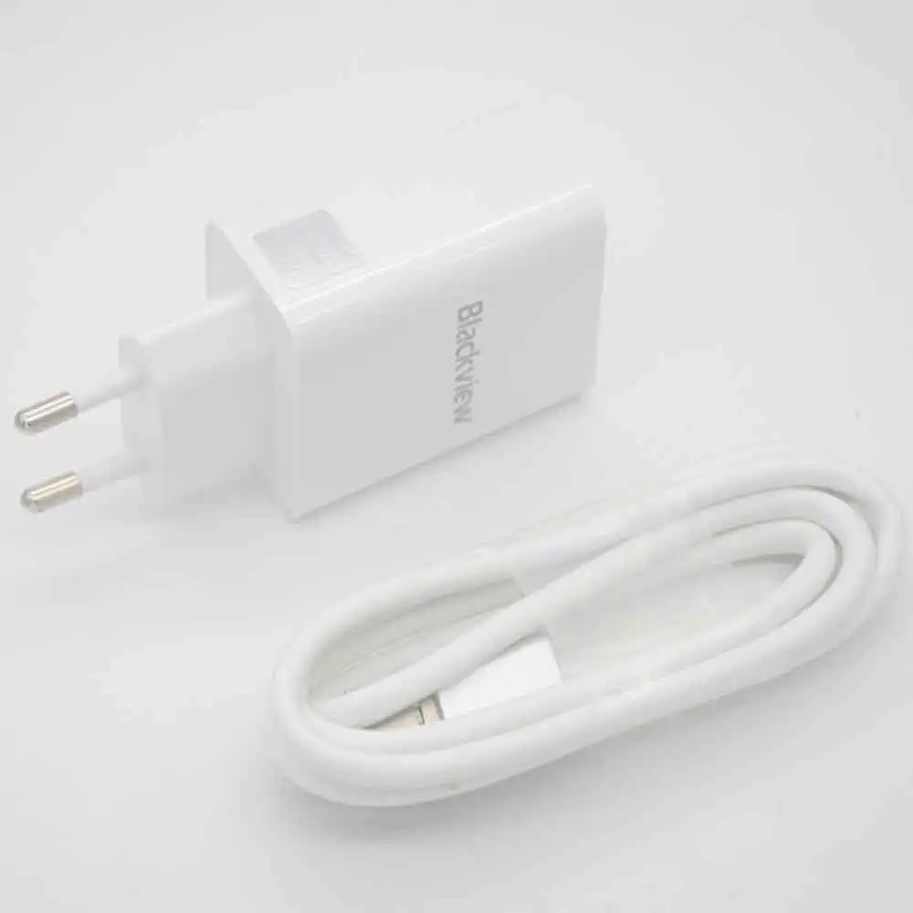Оригинальное новое зарядное устройство для путешествий + USB кабель Blackview P10000 Pro