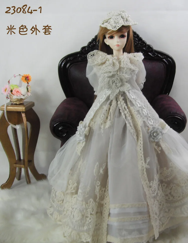 1/4 1/3 на шарнирах, в масштабе пальто+ платье Набор для SD одежды BJD Аксессуары куклы, не включены куклы, обувь, парик и другие аксессуары 18D1556