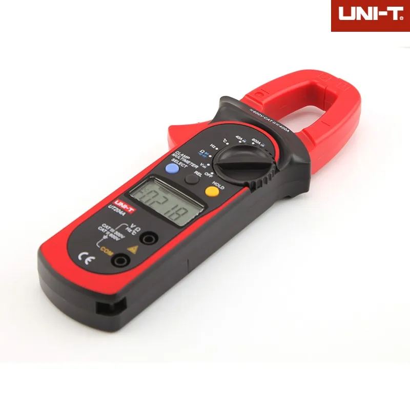 Профессиональные температуры UNI T Цифровой мультиметр зажим Автоматический