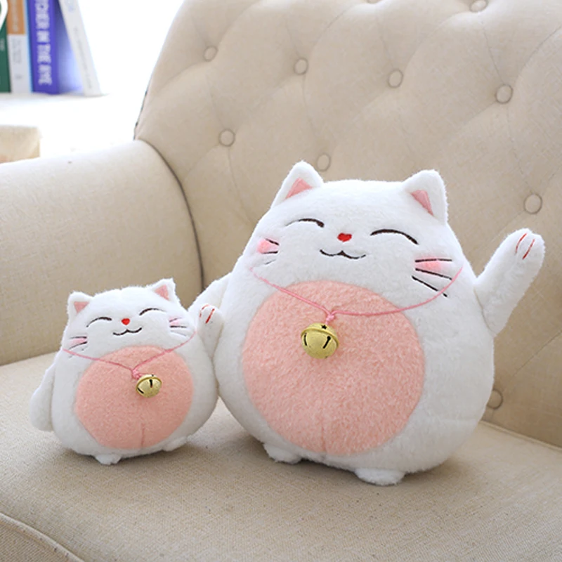 Nooer Lucky игрушечная кошка Kawaii кошка плюшевая игрушка с бамбуковым древесным углем сумка Манеки Неко игрушка подарок на день рождения для детей