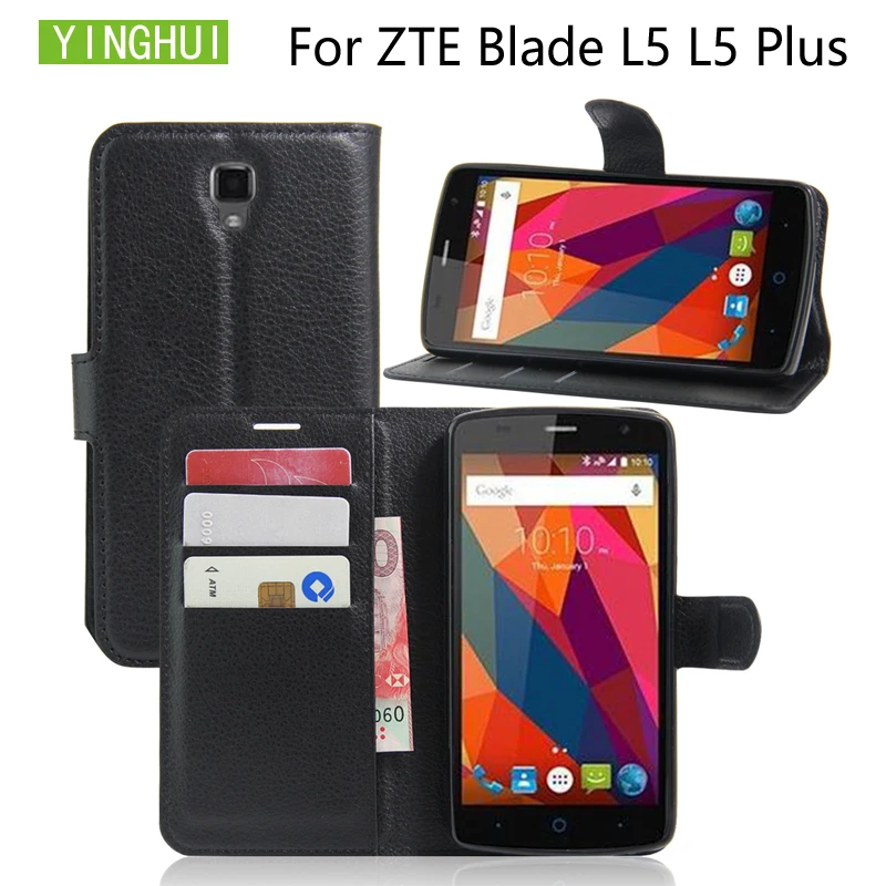 Кошелек PU кожаный чехол для zte Blade L5 Plus с подставкой карты держатели для телефонов сумка откидная крышка для zte Blade L5 чехол Blade L3