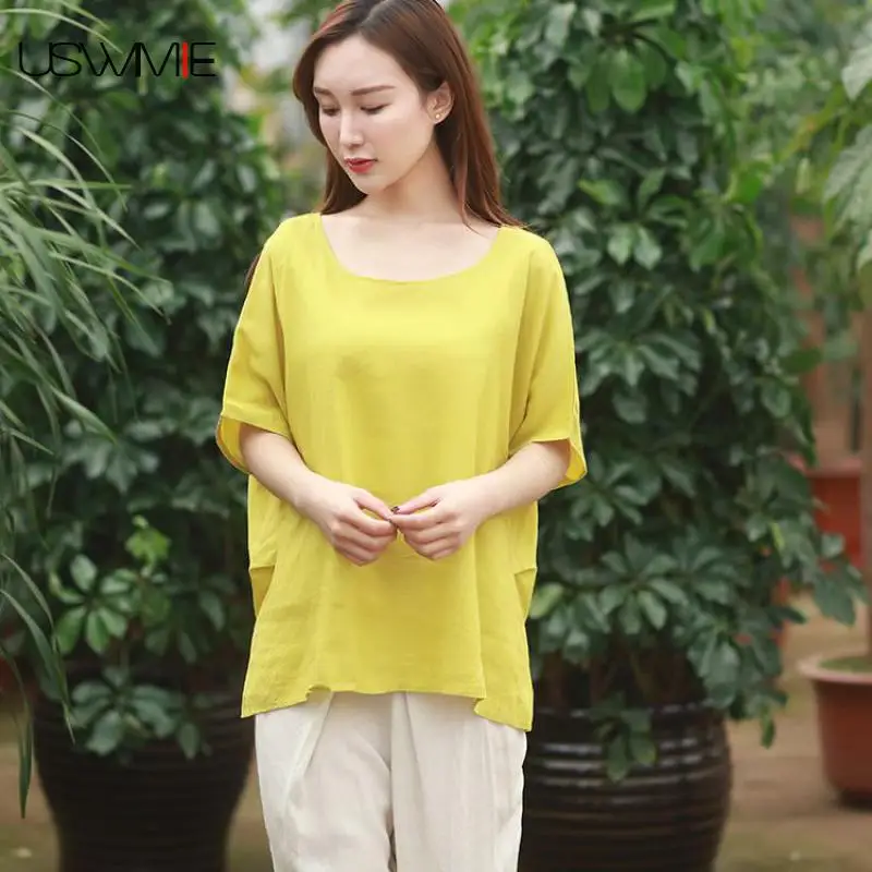 USWMIE/Новинка 2017 года Сезон лето Простая Тонкая Повседневная плиссированная