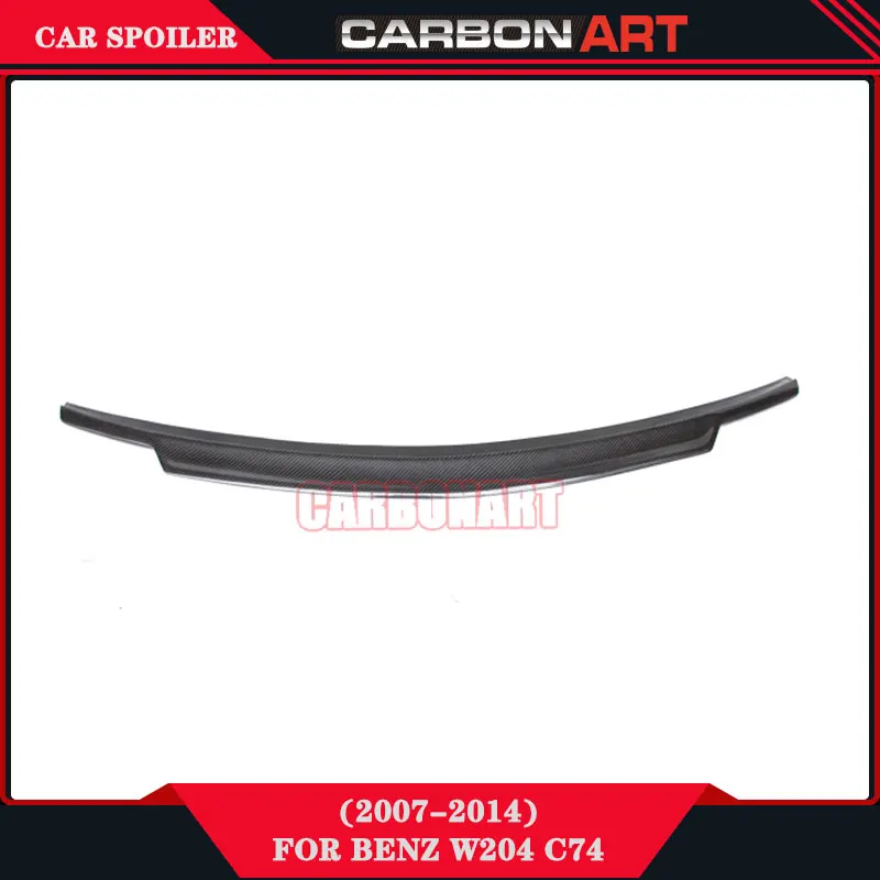 C74 углеродного волокна заднего крыла Спойлер для Mercedes Benz C Class W204 C63 C180 C200 C300 2007 2008