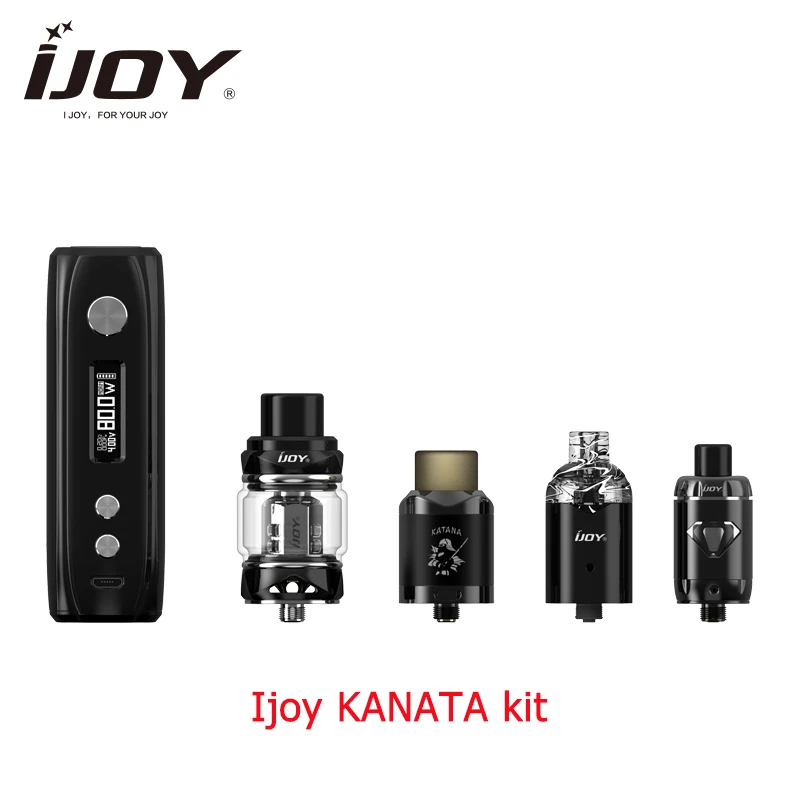 Новейший комплект Ijoy Катана с выходом 81 Вт для мод subohm Танк 3000 мАч встроенный