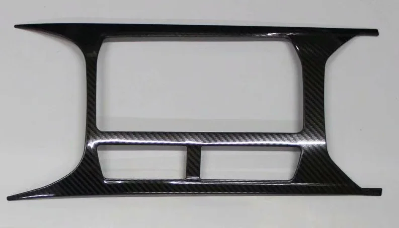 1pcs carbon fiber Для VW T-roc LHD держатель стакана воды панель накладка рамка матовая - Название цвета: 1pcs carbon fiber