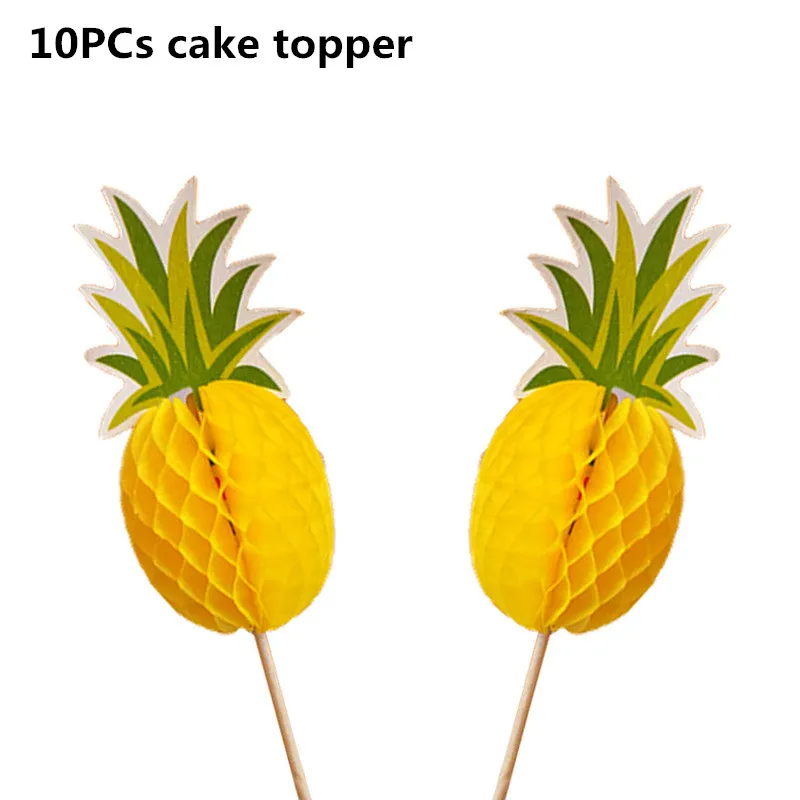 10PCs ZLJQ 1 шт. Фламинго украшения Топпер для торта лебедь торт Декор для свадьбы День рождения украшение стола подарок на день Святого Валентина 75 - Цвет: 10PCs