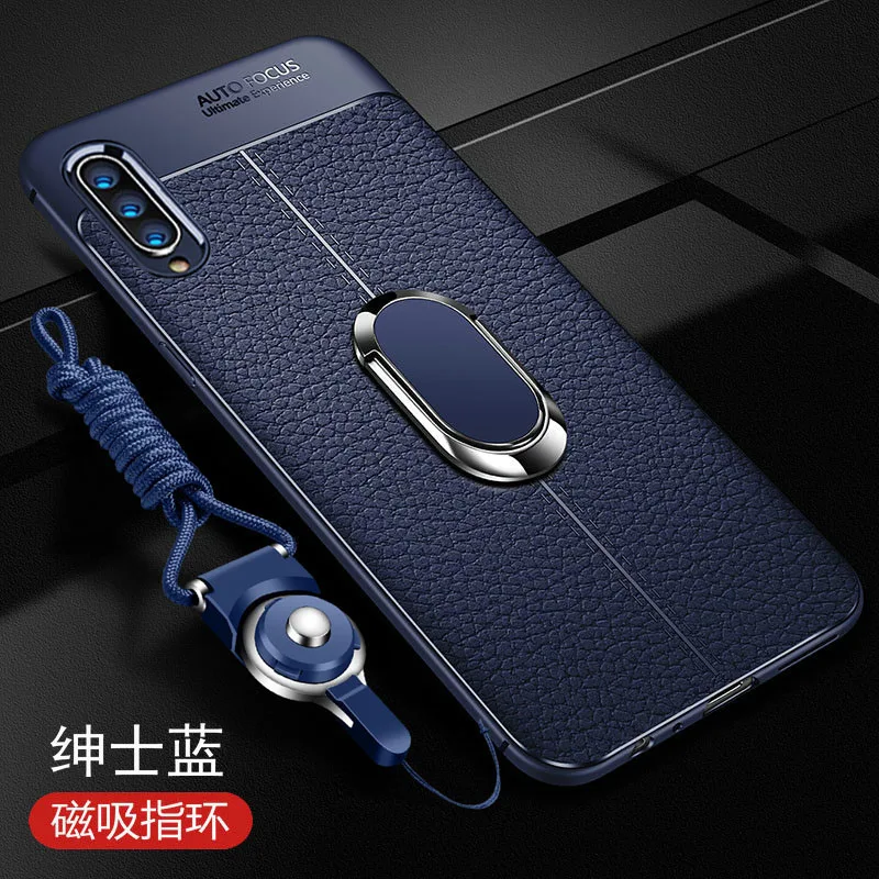 Чехол для xiaomi mi 9, роскошный кожаный чехол с кольцом-подставкой, силиконовый защитный чехол на заднюю панель для xiaomi mi 9 Se mi 9 9se