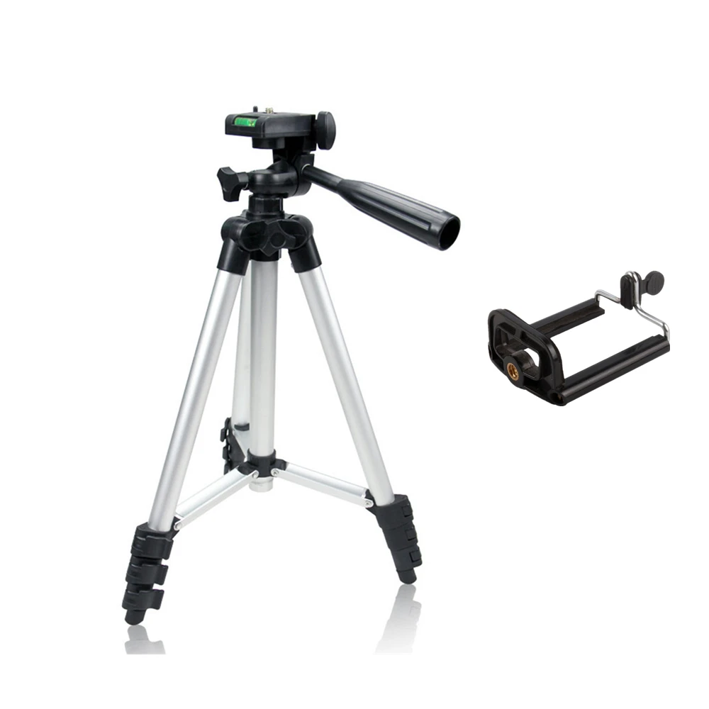 Portable Camera Tripods with Quick Release Plat Rocker Arm Clips for Canon Nikon Sony Camcoder Phone Projector Stand |