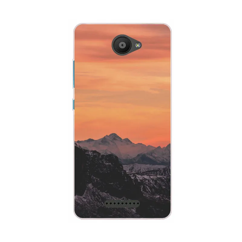 for BQ Aquaris U Lite Case Silicon scenery Painting Soft TPU Back Cover Protect Phone cases shell |