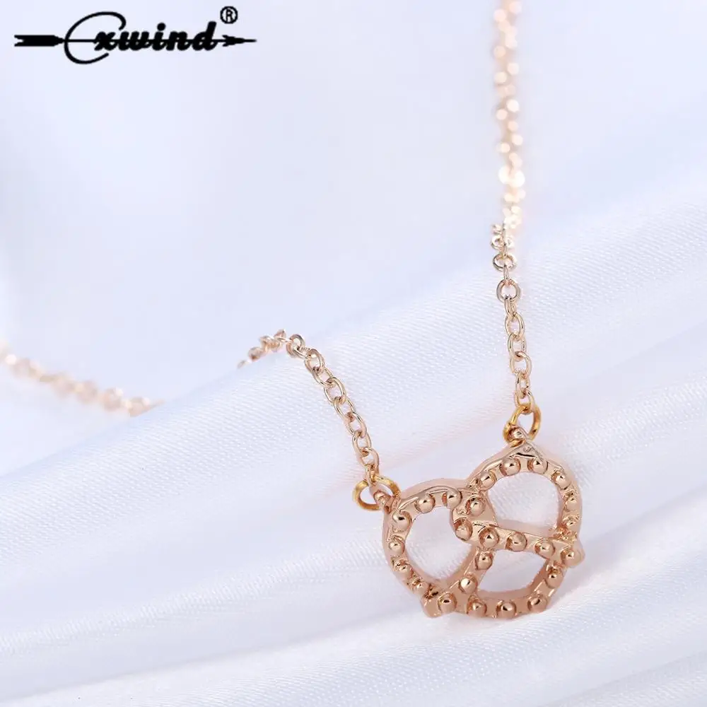 Женское колье с полым сердцем Cxwind кулоном и в виде креста сердца ювелирные