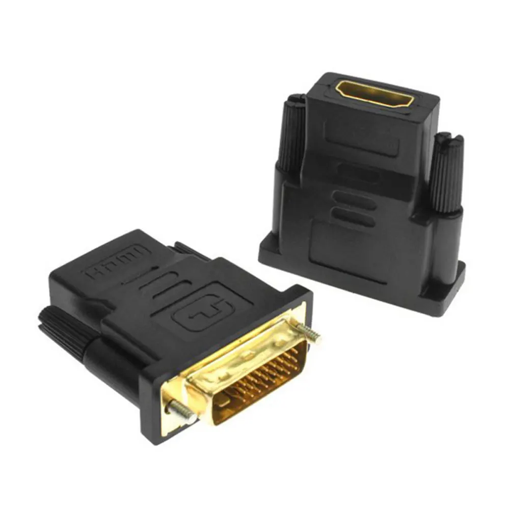 2 шт./компл. 24 + 1 Pin DVI-D папа к HDMI Женский 19 контактов адаптер HD HDTV монитор дисплей