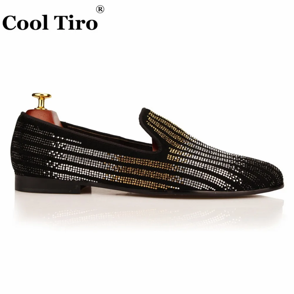 Мокасины мужские градиентные в полоску классические туфли лоферы курительные