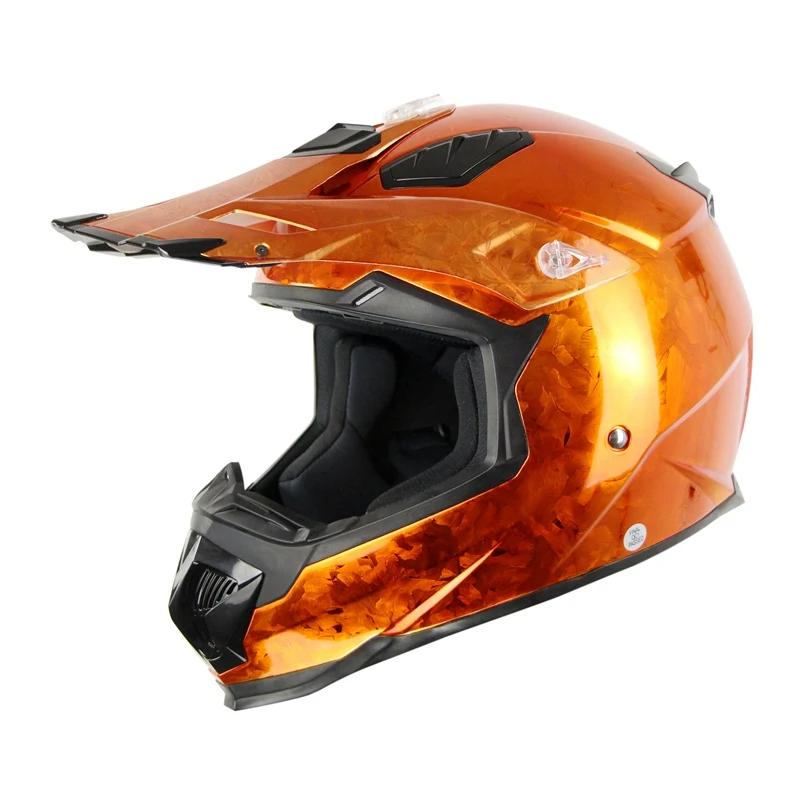 Хромированный синий шлем Nenki для мотокросса внедорожный мотоциклетный MX Capacete