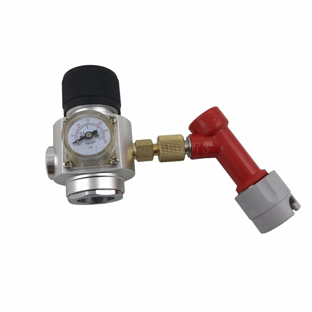 Мини Регулятор газа CO2 комплект зарядного устройства для бочки 0 30 PSI резьба 3/8